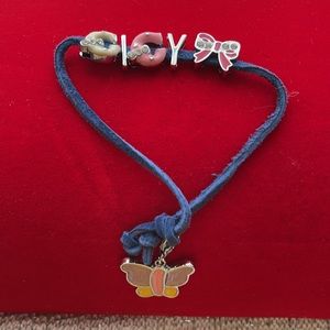 Leather wire Hand made bracelet